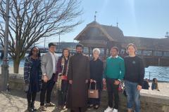Congregation of the very first English Mass