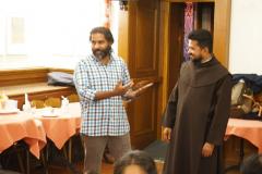 Discussing the finer points of theology